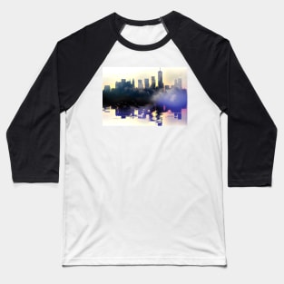 Skyline Reflection Baseball T-Shirt